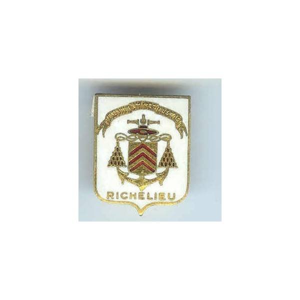 Richelieu (bâtiment de ligne 1939-59), écu fond blanc