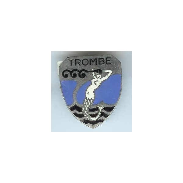 Trombe (torpilleur 1927-46), éclat d' émail en surface
