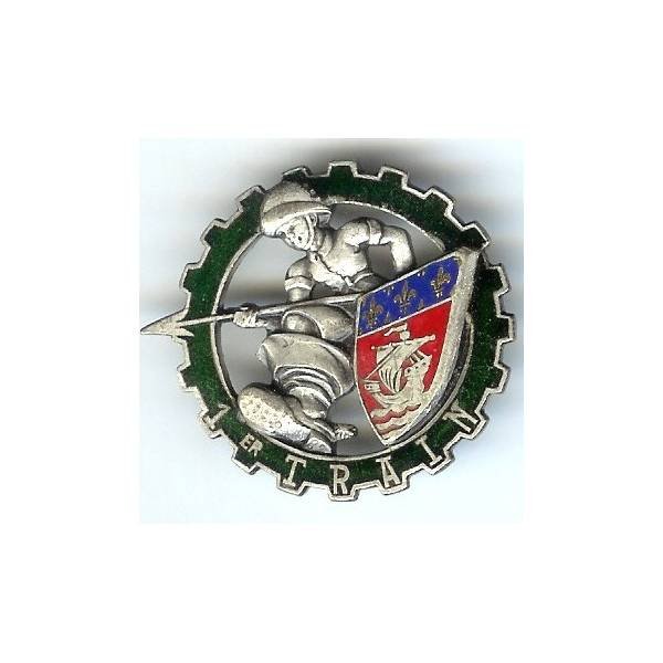 1° Régiment du Train , Petit Poucet, armes de Paris, émail