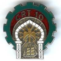 10° CRT, 11 dents, dos...