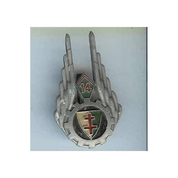 14° Cie Divisionnaire du Train Armistice, aluminium peint