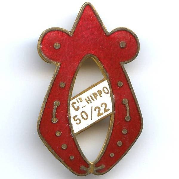 50° / 22° Cie Hippomobile de QG, manque l' épingle