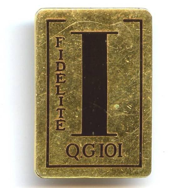 101° (Cie de) Quartier Général, émail