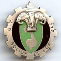 517° Groupe de Transport, solide et sûr, dos guilloché