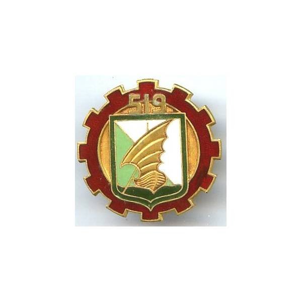 519° Gpe Transport, roue dentée rouge (1° Cie)