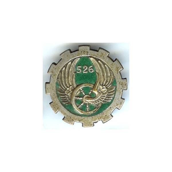 526° Groupe de Transport, émail, dos guilloché, 2 boléros