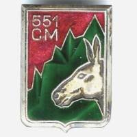 551° Cie Muletière, patiné