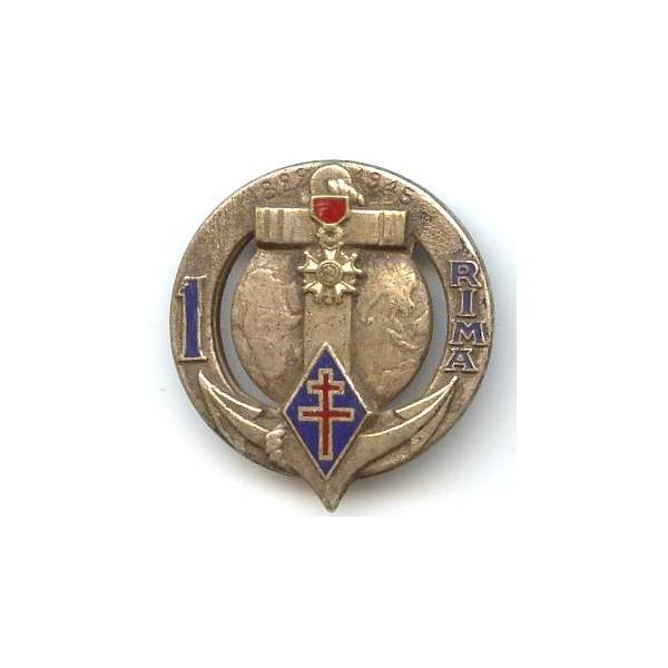 1° Rgt d' Infanterie de Marine, marquage latéral