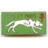 2° Corps d'Armée FFL , loup blanc, "purs et durs", émail