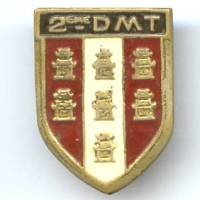 2° Division de Marche du Tonkin, moulage peint