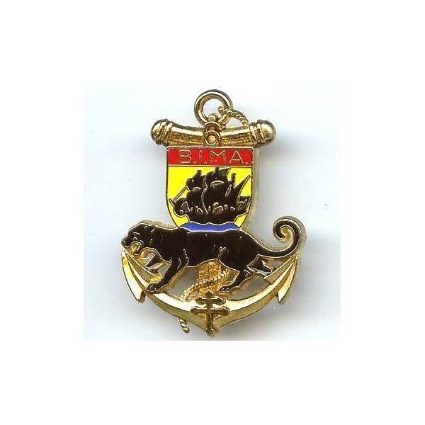 6° BIMA, panthère marchant, écu jaune