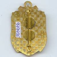 6° Bataillon de Commandement et Services , sigle non émaillé, émail, 2 boléros lisses