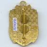 6° Bataillon de Commandement et Services , sigle non émaillé, émail, 2 boléros lisses