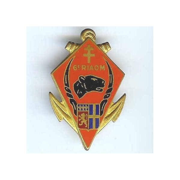 6° Rgt Inter Armes d' Outre Mer, résine