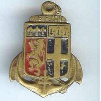 6° Rgt d' Infanterie Coloniale, 33x44, métal coulé peint