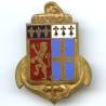 6° RIC, 3 hermines, rouge translucide, boléro rond