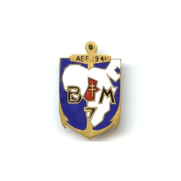 Bataillon de Marche 7 / 1° Division de la France Libre , Afrique Equatoriale Française 1941