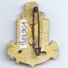 9° Division d'Infanterie Coloniale , aluminium peint, patiné