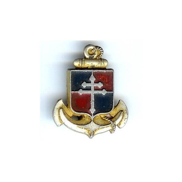 9° Division d'Infanterie Coloniale , aluminium peint, mauvais état