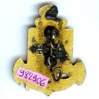 9° Division d'Infanterie Coloniale , aluminium peint, mauvais état