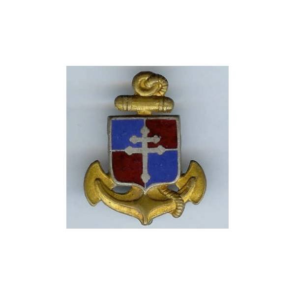 9° Division d'Infanterie Coloniale , émail, D Ber en V
