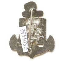 9° Division d'Infanterie Coloniale , émail, attache grossièrement ressoudée