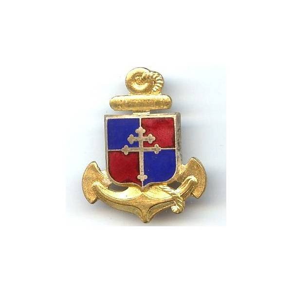 9° Division d'Infanterie Coloniale , émail, dos argenté, petit boléro à fenêtre