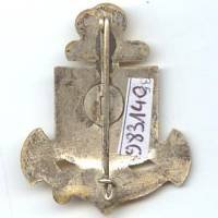 9° Division d'Infanterie Coloniale , émail, dos argenté, petit boléro à fenêtre