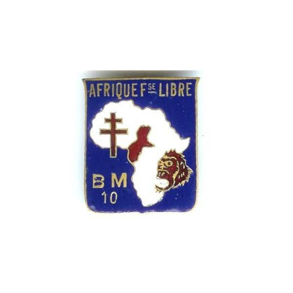 Bataillon de Marche 10 / 1° Division de la France Libre , Afrique Française Libre, 36 mm