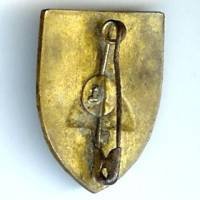 Bataillon de Marche 21 / 1° Division de la France Libre , avec sigle, léger éclat