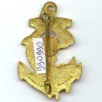 21° Rgt d' Infanterie de Marine, émail, boléro lisse