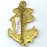 21° Rgt d' Infanterie de Marine, émail, boléro lisse