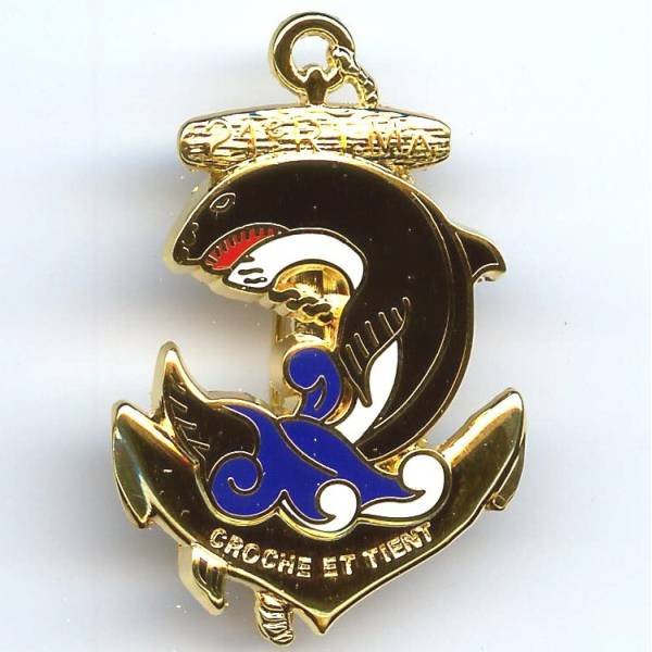 21° Rgt d' Infanterie de Marine, dos gaufré
