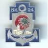Bataillon de Marche 24 / 1° Division de la France Libre , aluminium peint