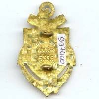 24° Rgt d'Infanterie de Marine , tête de panthère, lettres relief, émail