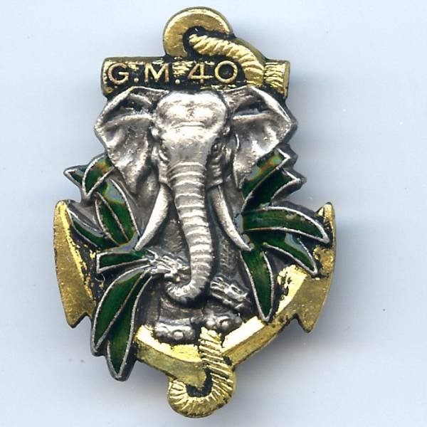 Groupement Motorisé 40 , éléphant