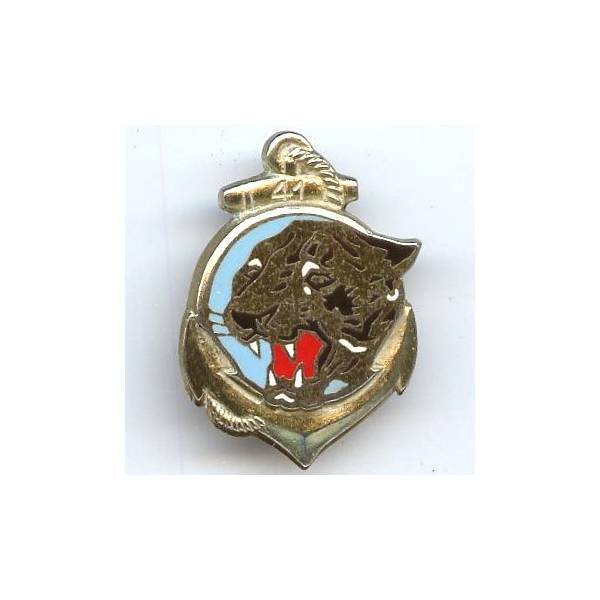 41° Rgt de Mitrailleurs d'Infanterie Coloniale , tête de tigre, résine, retirage