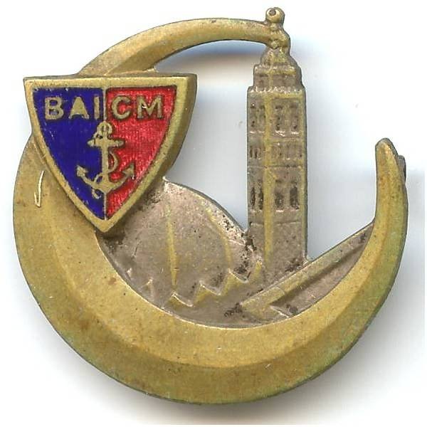 Bataillon Autonome d'Infanterie Coloniale du Maroc , dos très patiné, anneaux