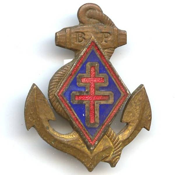 Bataillon Porté / DFL, patiné, attache cassée