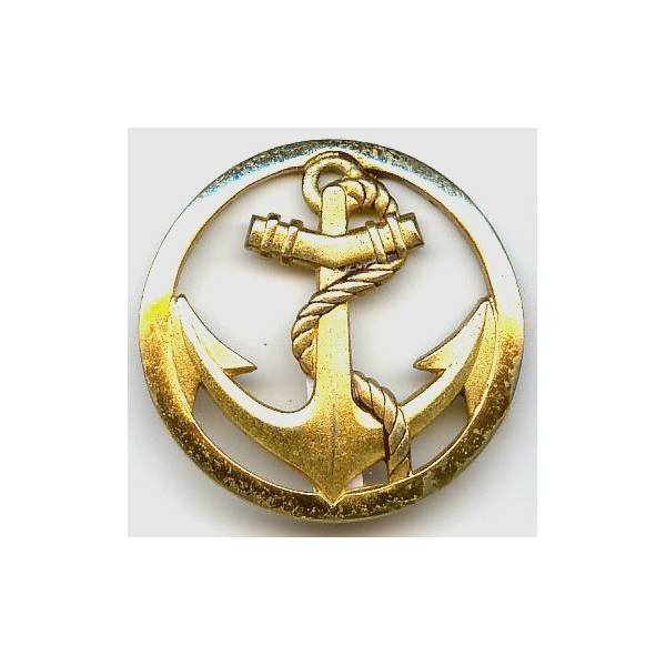 Insigne de bérêt colo, doré, manque 1 anneau