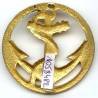 Insigne de bérêt colo, doré, manque 1 anneau