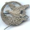 3° Régiment d'Infanterie Alpine , aigle posé aux ailes déployées, rond, tout métal