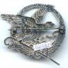 3° Régiment d'Infanterie Alpine , aigle posé aux ailes déployées, rond, tout métal