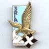 3° Régiment d'Infanterie Alpine , Piémont, aigle, émail, 2 boléros Drago
