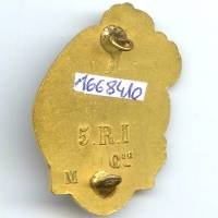 5° Régiment d'Infanterie , Navarre sans peur, L Bazor, au dos "5° RI Cie M"