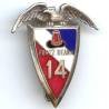 14° Régiment d'Infanterie , Forez-Béarn, gros boléro rond