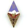 18° Régiment d'Infanterie , Isard, losange, sans croix, résine, retirage