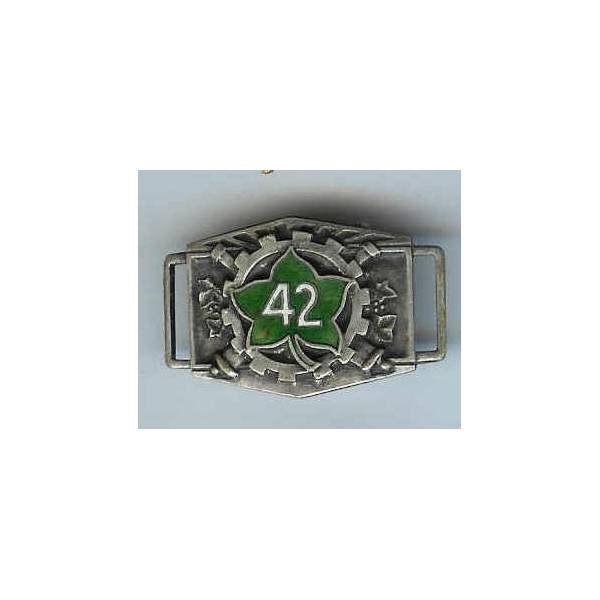 42° Régiment d' Infanterie, plaque de bracelet