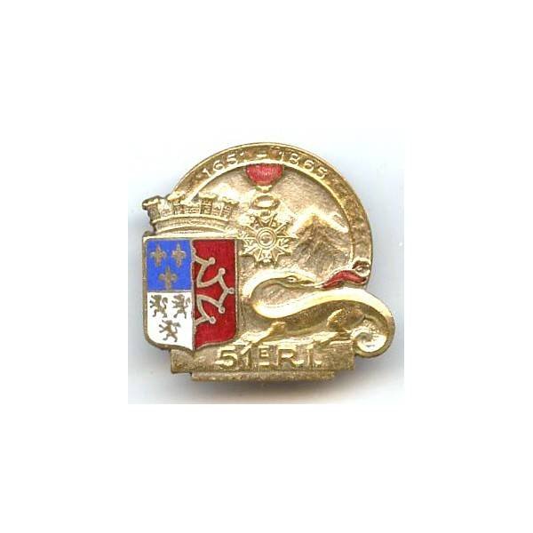 51° RI, 1651-1865 Languedoc, attache ressoudée