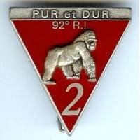 92° Rgt d' Infanterie / 2°...